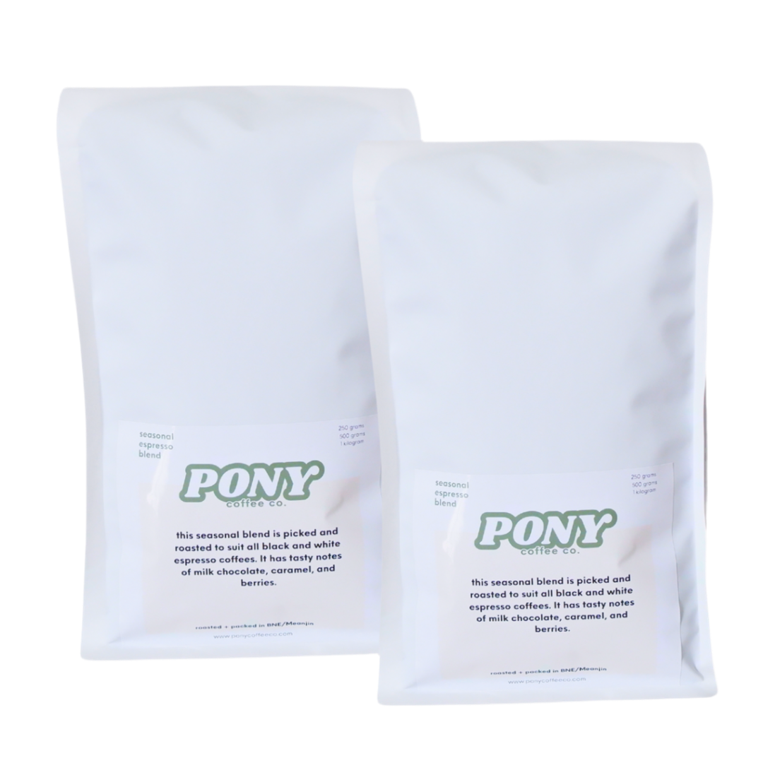 2 x 1 kg Pony Classic Espresso Blend