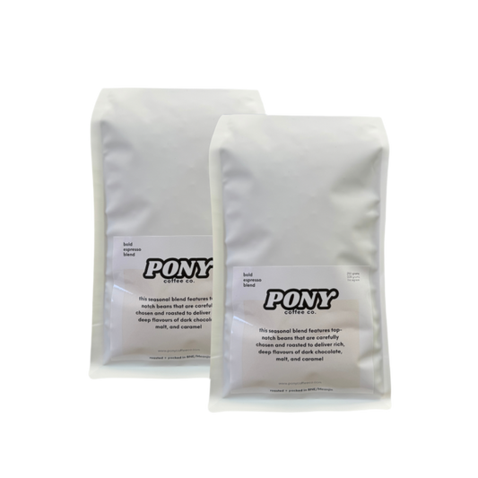 2 x 1 kg Dark Pony Espresso Blend